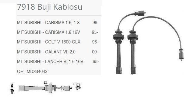 BUJI KABLOSU CARISMA 1.6 1.8 95>