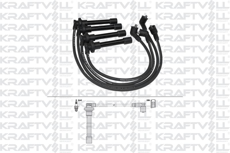 BUJI KABLOSU HONDA CIVIC 1.4 1.5 1.6 1996-2001 ACCORD 1.8 2.0 1998-2002 (SILIKON KABLO)
