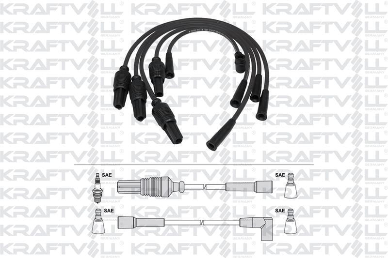 BUJI KABLOSU P106 I 1,0/1,1/1,4/ 8V 91-96 P106 II 1,1/1,4 8V 96-> P306 1,4 8V 93-97 PARTNER 1,4 8V 9