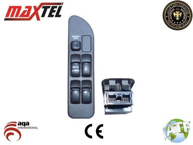 CAM AÇMA DÜĞMESİ SOL LANCER (CB, CD) (92-) / PERSONA (88-) 4 LÜ 14 FİŞLİ