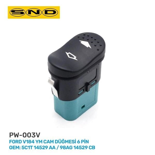 CAM DÜĞMESİ 6 PİN FORD V184 YM OEM: 5C1T 14529 AA 98AG 14529 CB