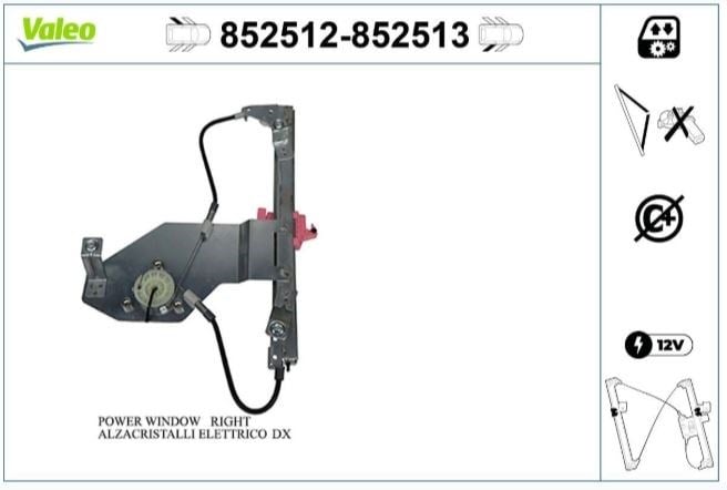 CAM MEKANİZMASI ARKA SAĞ CITROEN C3 I