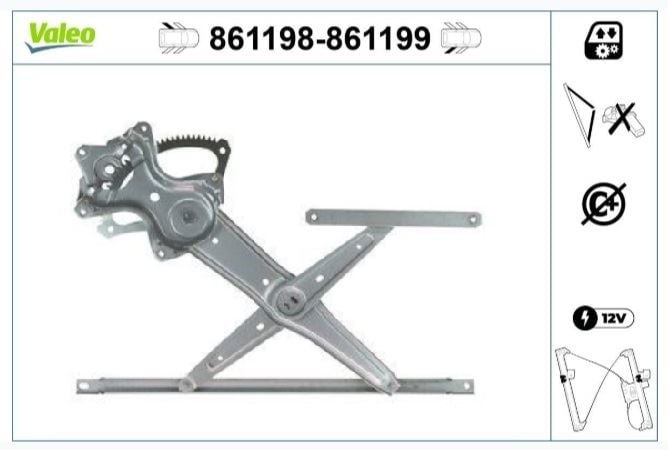 CAM MEKANİZMASI ARKA SAĞ HYUNDAI LANTRA II