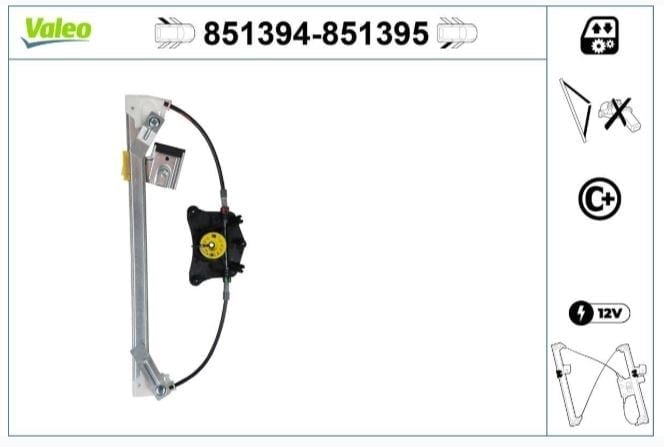 CAM MEKANİZMASI ARKA SAĞ MERCEDES - E CLASS (W2012) (01/2009>)