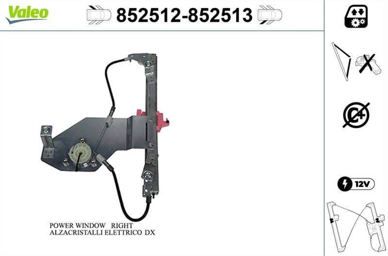 CAM MEKANİZMASI ARKA SOL CITROEN C3 I
