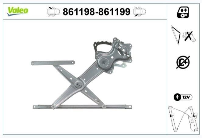 CAM MEKANİZMASI ARKA SOL HYUNDAI LANTRA II