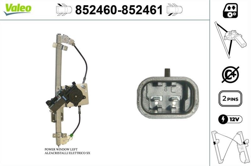 CAM MEKANİZMASI ARKA SOL OPEL ASTRA G