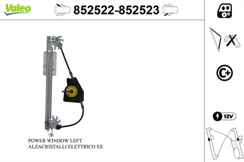 CAM MEKANİZMASI ARKA SOL SEAT CORDOBA