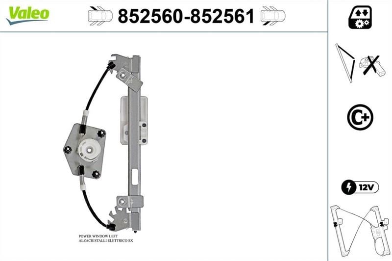CAM MEKANİZMASI ARKA SOL SEAT LEON