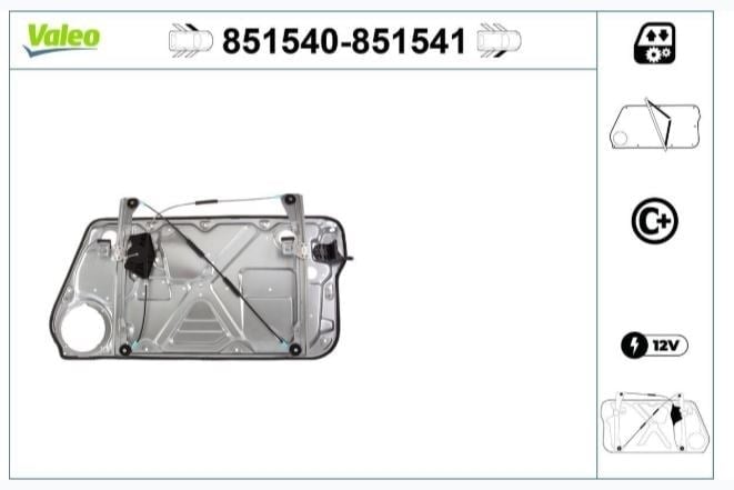 CAM MEKANİZMASI MECADP ÖN SOL VW NEW BEETLE 98>10