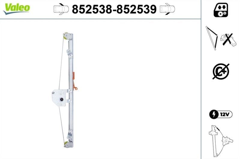 CAM MEKANİZMASI ÖN SAĞ FORD TRANSIT CUSTOM V362