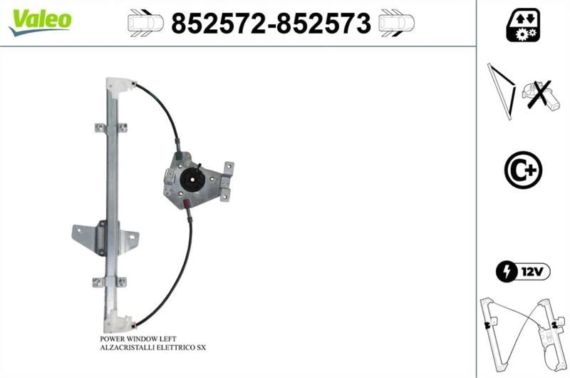 CAM MEKANİZMASI ÖN SAĞ NISSAN NOTE