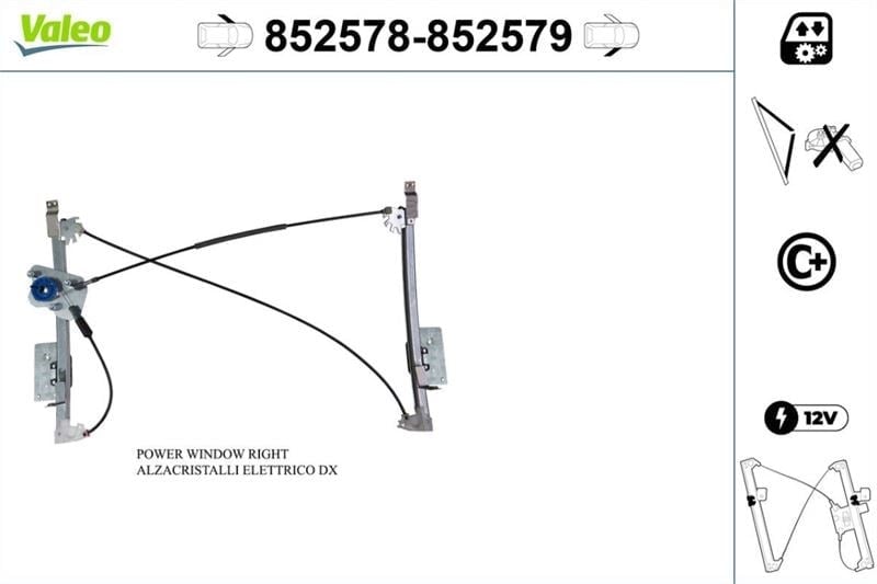 CAM MEKANİZMASI ÖN SOL BMW MINI