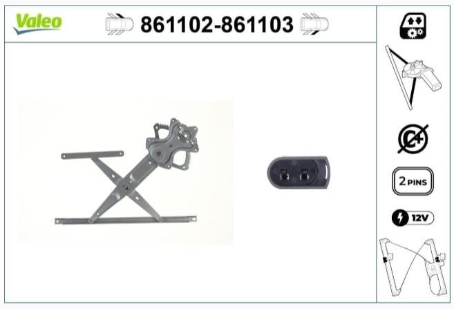 CAM MEKANİZMASI ÖN SOL FORD FİESTA