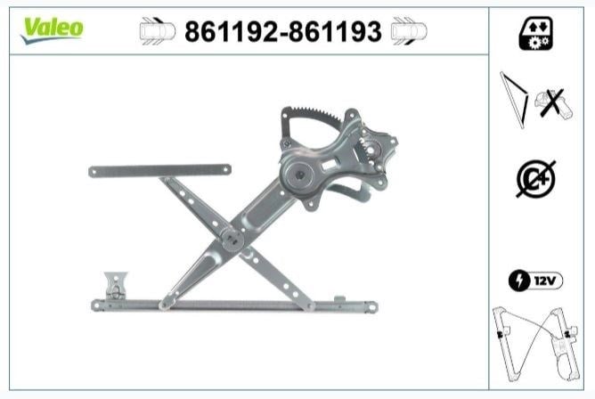 CAM MEKANİZMASI ÖN SOL MITSUBISHI LANCER VI
