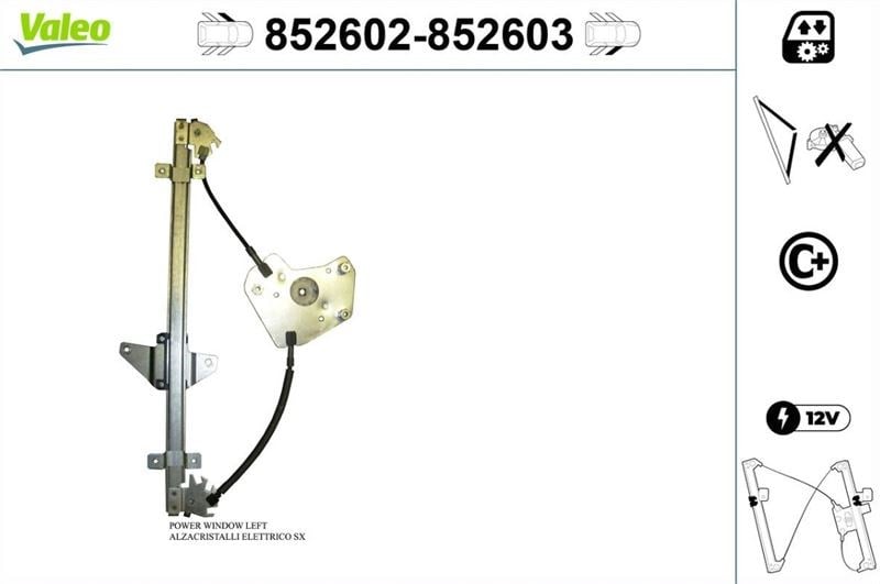 CAM MEKANİZMASI ÖN SOL NISSAN X-TRAİL