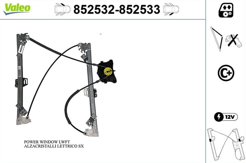 CAM MEKANİZMASI ÖN SOL SEAT TOLEDO