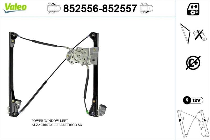 CAM MEKANİZMASI ÖN SOL VOLKSWAGEN POLO
