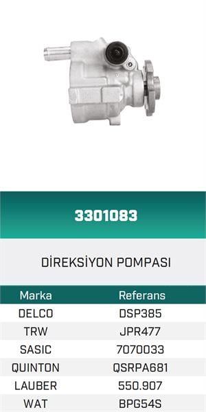 DİREKSİYON POMPASI HİDROLİK 406 3.0 24V HATTAT/HEMA