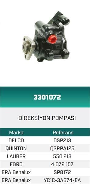 DİREKSİYON POMPASI HİDROLİK TRANSİT BOX 2.DI HATTAT/HEMA