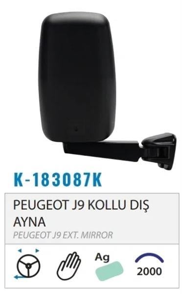 DIŞ DİKİZ AYNASI MEKANİK KOLLU SAĞ SOL J9 ESKİ MODEL M012.2315