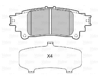 DISK BALATA TOYOTA HIGHLANDER ARKA GDB4174