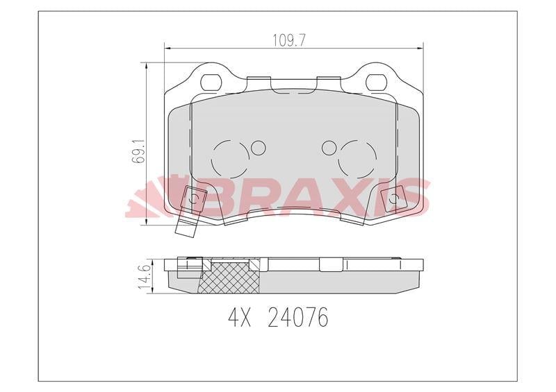 FREN BALATASI ARKA 300 C 04> 12 GRAND CHEROKEE 04> CHEVROLET CAMARO 6.2 09>