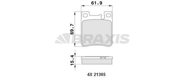 FREN BALATASI ARKA W203 01>07 C208 97>02 W124 93>95 W210 96>02 W140 93>98