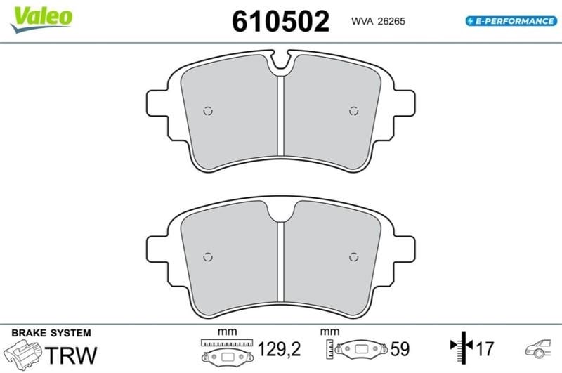 FREN BALATASI EV AUDI A4 B9 RR
