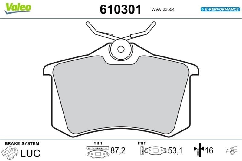 FREN BALATASI EV RENAULT SCENIC IV RR GDB1439