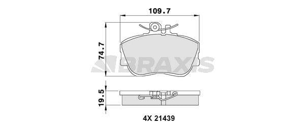FREN BALATASI ON C-CLASS W202 94>00 S202 96>01