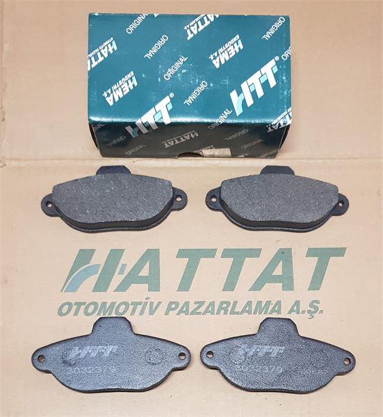 FREN BALATASI ÖN FİŞLİ FIAT 500 1.2 11/08=> .FORD KA 1.2 2.09=>