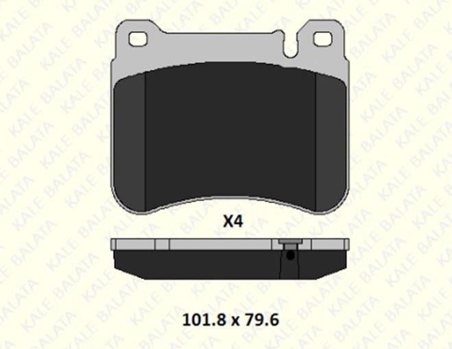 FREN BALATASI ÖN MERCEDES C SERİSİ (W203) C SERİSİ COUPE (CL203) C SERİSİ T-MODEL (S203) CLC SERİSİ (CL203) CLK (C209) SLK (R171) 23945 165 04 MSH KD11 2394516504MSHKD11