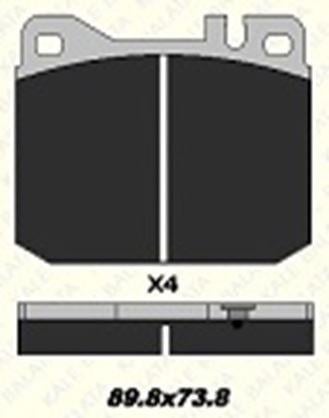 FREN BALATASI ÖN MERCEDES MERCEDES 200/280E W123 W124 W126 TRANSPORTER LT 28/31/35 20392 185 04 ANS KD13