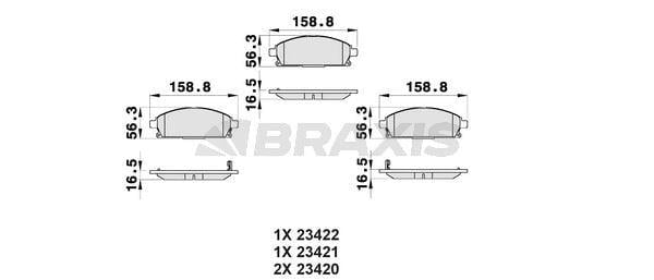 FREN BALATASI ON NISSAN X TRAIL 00-07 PATHFINDER 97-04 INFINITI QX4 Q45 II 97-01