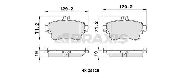 FREN BALATASI ON W176 12>18 W246 11>18 C117 13>19