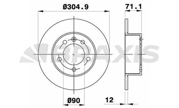 FREN DISKI ARKA MASTER III MOVANO B 2,3DCI 10>