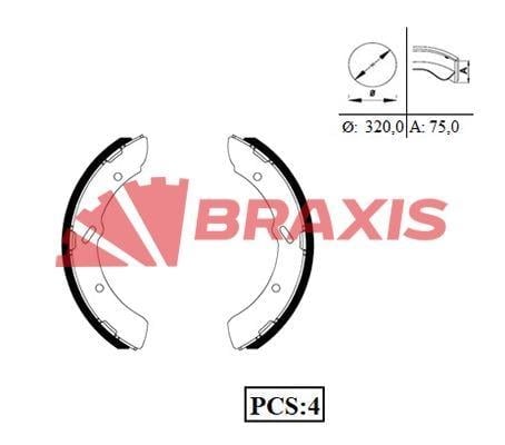FREN PABUCLU BALATA ON / ARKA MITSUBISHI FUSO CANTER FE444 FE635 FE639 FE839 K6653