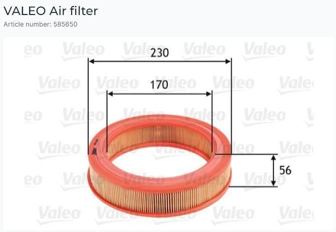 HAVA FİLTRESİ RENAULT R 5 II 1.0/1.1