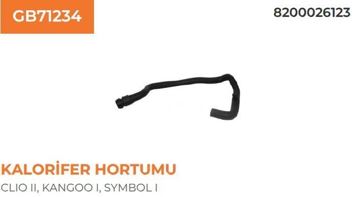 KALORİFER HORTUMU(R.KANGOO 1,5 D)