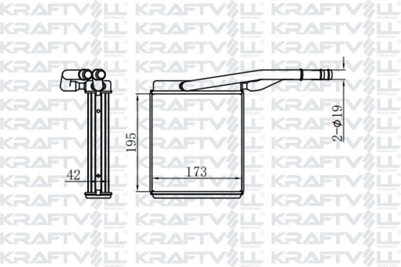 KALORIFER RADYATORU 1.8TDCI CONNECT 02>13 FOCUS 98>04