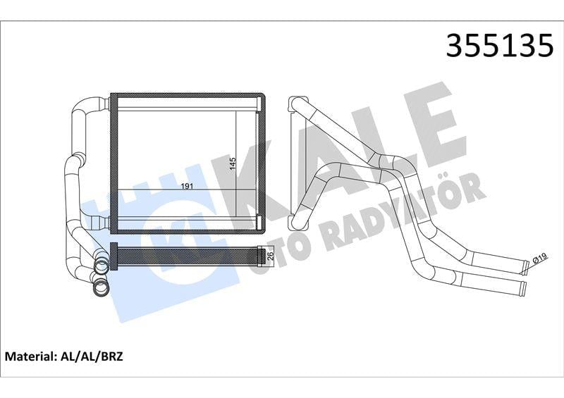 KALORİFER RADYATÖRÜ HYUNDAI i20