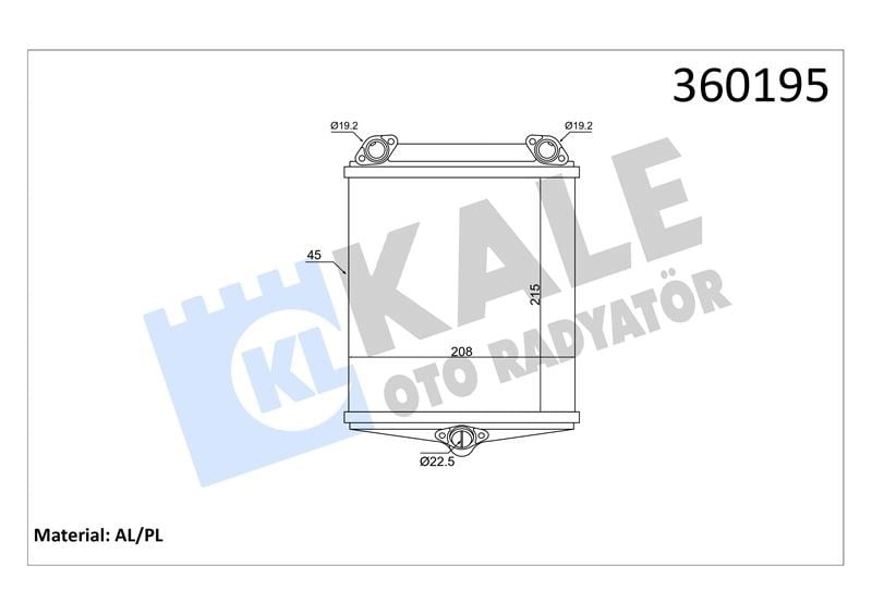 KALORİFER RADYATÖRÜ MERCEDES BENZ S-CLASS W126 260 SE 280S 280-560 SE,SEL 79<91 S-CLASS C126 380-560SEC 80<91 BORUSUZ MEKANİK 215×208X45 AL/MKNK