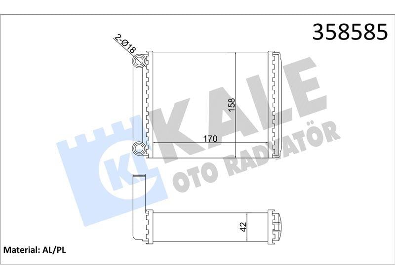 KALORİFER RADYATÖRÜ MERCEDES BENZ SPRINTER