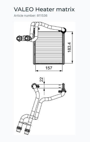 KALORİFER RADYATÖRÜ VOLKSWAGEN GOLF VI, JETTA