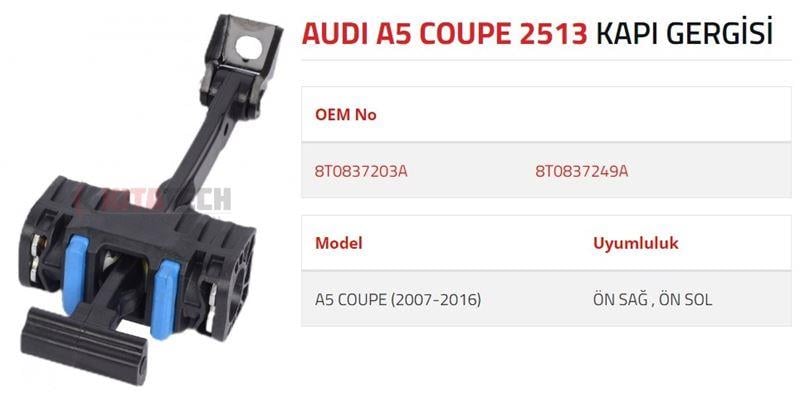 KAPI GERGİSİ A5 COUPE ÖN 2007-2016