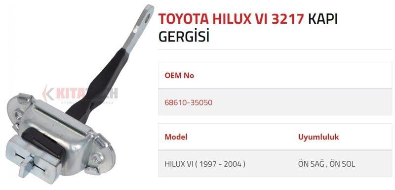 KAPI GERGİSİ HILUX VI ÖN 1997 2004