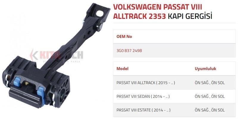 KAPI GERGİSİ PASSAT ÖN 2015-