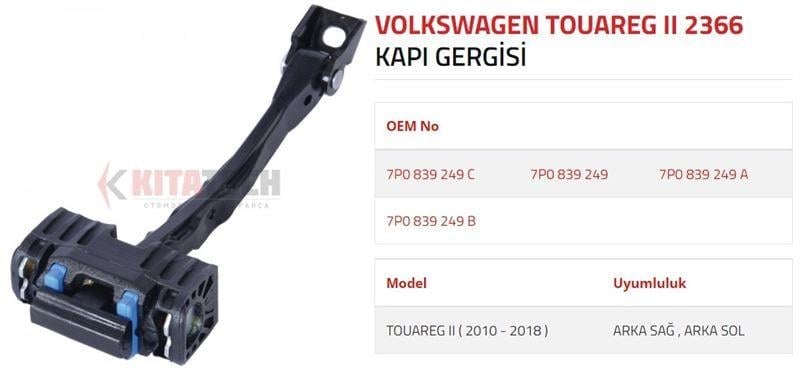 KAPI GERGİSİ TOUAREG ARKA