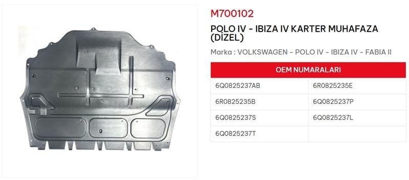 KARTER MUHAFAZASI DİZEL POLO - IBIZA